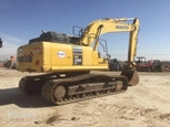 Back corner of used Excavator